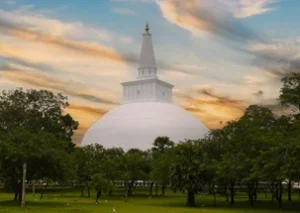 Anuradhapura ancient city 4 white buddhist ruwanwelisaya stupa sunset 260nw 2762891481 e1782721036694